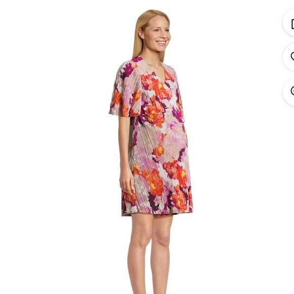 Destination Maternity Dresses & Skirts - Destination Maternity Women's Wrap Dress with Flutter Sleeves